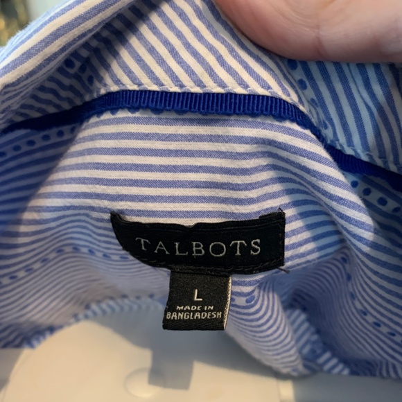 Talbots empire‎ dot shirt. Worn about 5x. Still in great shape - Picture 6 of 8
